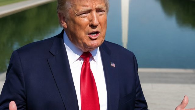 Trump Responds to Reflecting Pool Concerns: 'It’s Not My Responsibility'