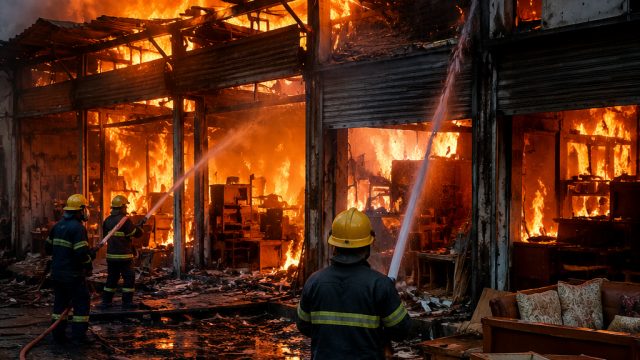 Massive Fire Devastates Furniture Shops in Hyderabad: What You Need to Know