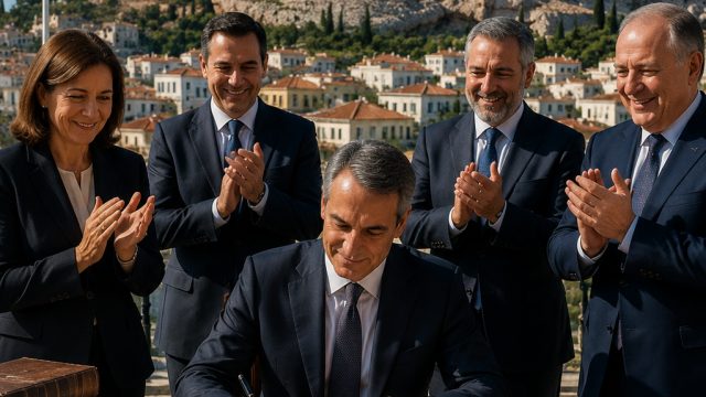 Historic Land Registry Completion Marks New Era for Greece | haikyuu official art, squid gaming slot